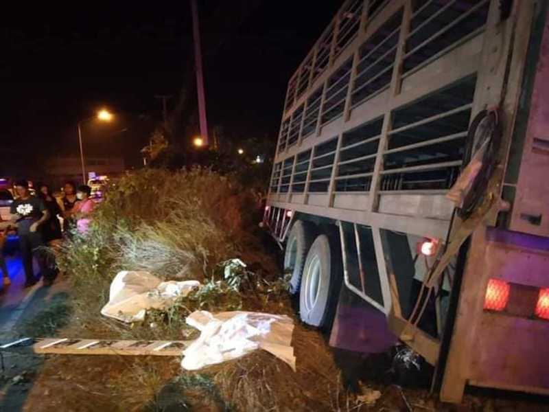 รถชนคนตาย