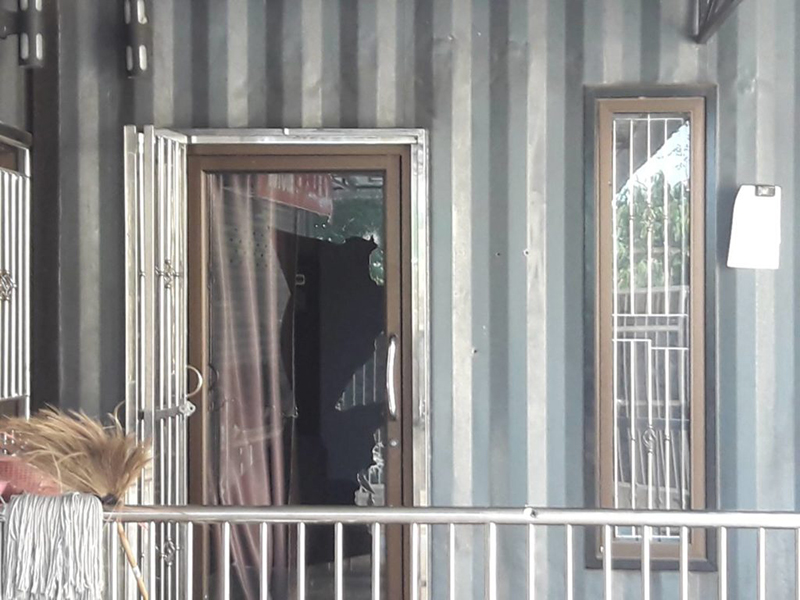 ยิงร้านซ่อมรถ