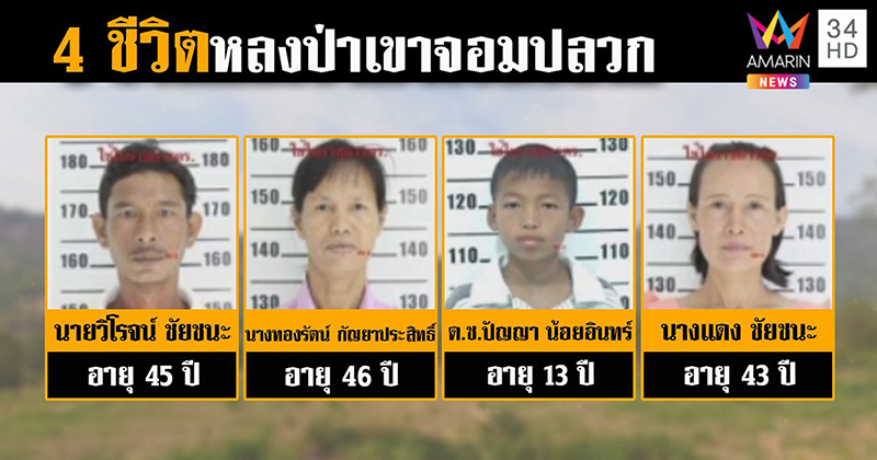 หลงป่าเทือกเขาลำพาด