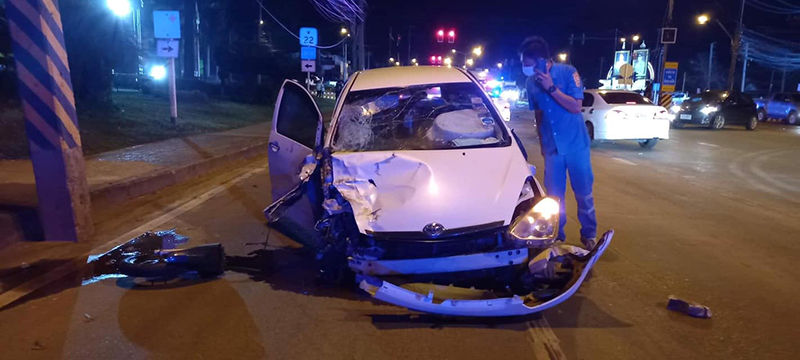 รถชนคนตาย