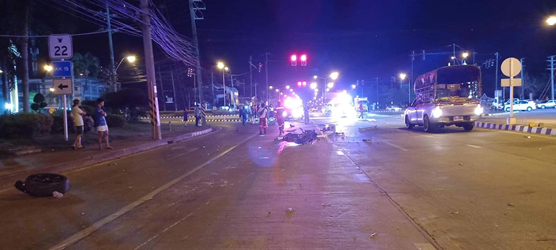 รถชนคนตาย