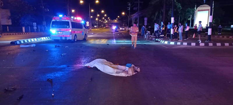 รถชนคนตาย