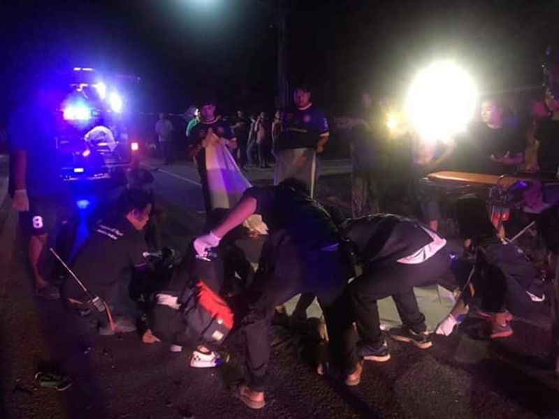 ตำรวจถูกรถชน