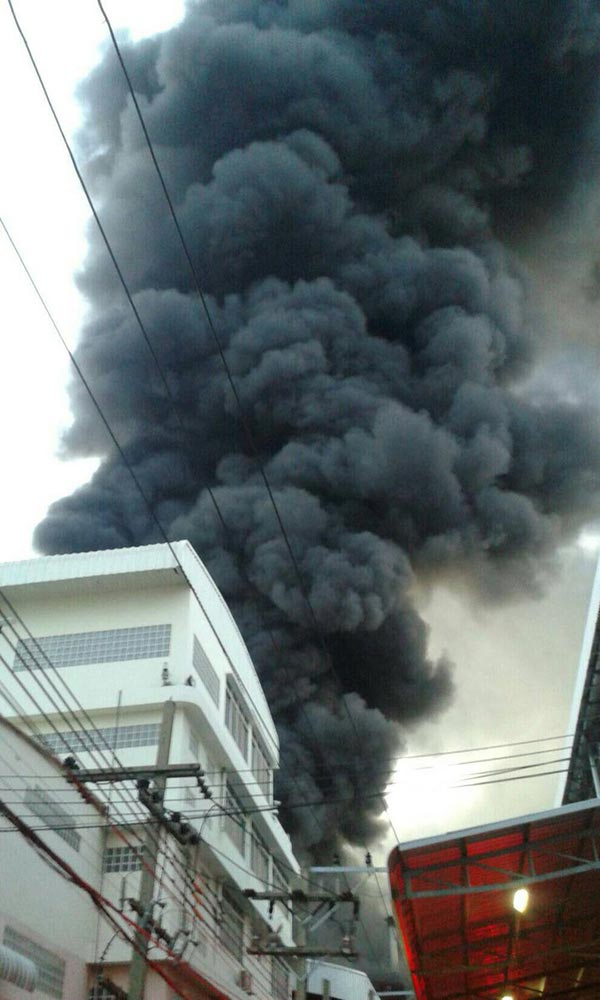 ไฟไหม้โรงงานสี สมุทรปราการ