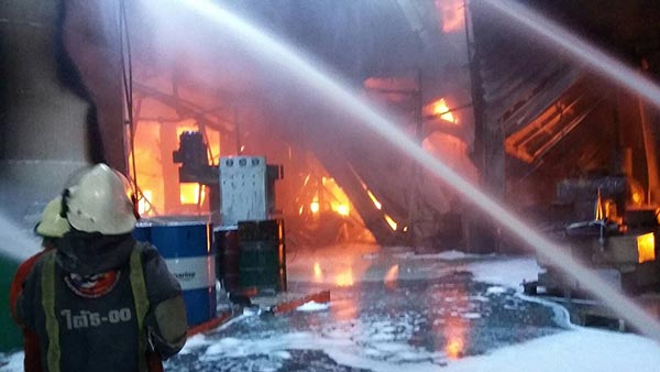 ไฟไหม้โรงงานสี สมุทรปราการ