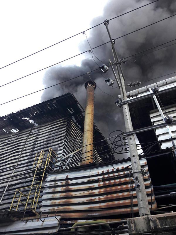 ไฟไหม้โรงงานสี สมุทรปราการ