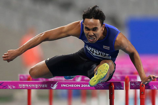 จำรัส ฤทธิเดช คว้าเหรียญทองแดง วิ่งข้ามรั้ว