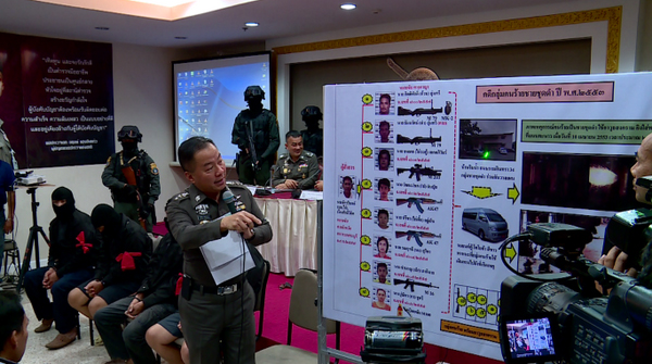 แถลงรวบ 5 ชายชุดดำ มือยิง พล.อ. ร่มเกล้า เมื่อปี 53