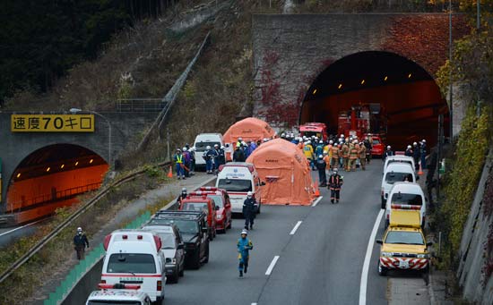 พบแล้ว! เหยื่อ 9 ศพ สังเวยเหตุอุโมงค์ถล่มในญี่ปุ่น