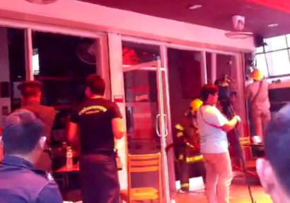 แก๊สบึ้มร้านสเต็กรร.ปิคนิคซ.รางน้ำไฟโหมไหม้-เจ็บอื้อ