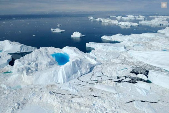 ตะลึง! คลิป ภูเขาน้ำแข็งขั้วโลกแตกตัวครั้งใหญ่