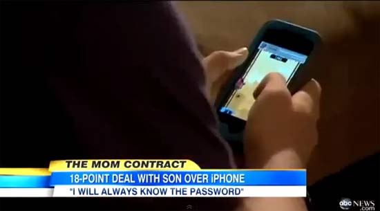 เจ๋ง! กฎเหล็ก 18 ข้อ เมื่อคุณแม่ให้ iPhone กับลูกชาย 