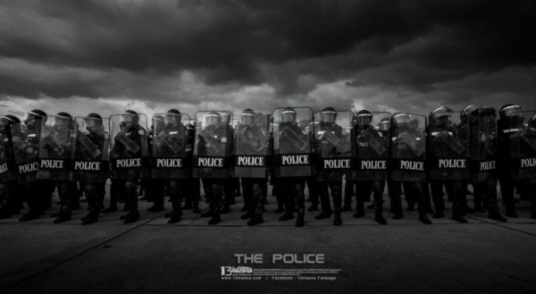 ภาระและการฝึกฝน ของเหล่าตำรวจควบคุมฝูงชน