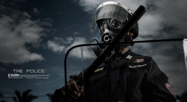 ภาระและการฝึกฝน ของเหล่าตำรวจควบคุมฝูงชน