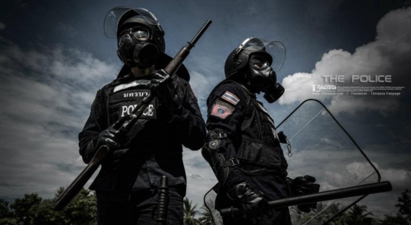 ภาระและการฝึกฝน ของเหล่าตำรวจควบคุมฝูงชน