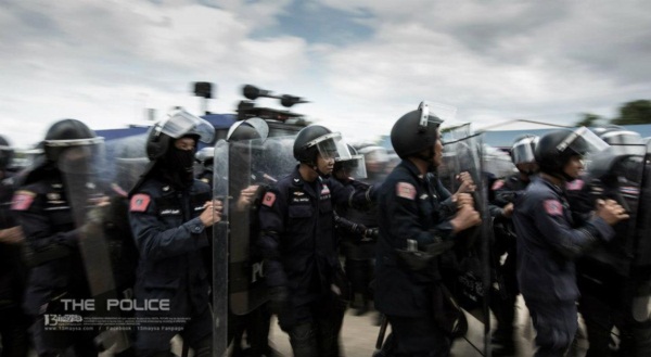 ภาระและการฝึกฝน ของเหล่าตำรวจควบคุมฝูงชน