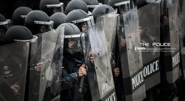 ภาระและการฝึกฝน ของเหล่าตำรวจควบคุมฝูงชน