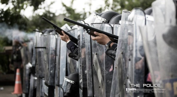 ภาระและการฝึกฝน ของเหล่าตำรวจควบคุมฝูงชน