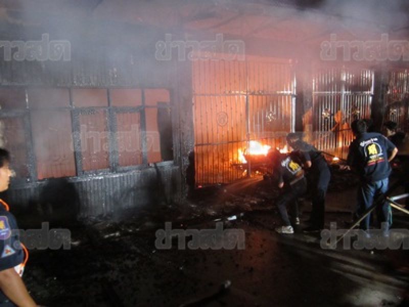 ไฟไหม้ศาลาปฏิบัติธรรม-พิพิธภัณฑ์ของเก่า ชลบุรี 