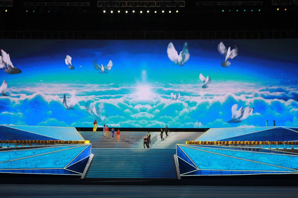 พิธีปิดซีเกมส์ 2013 ภาพบรรยากาศพิธีปิดซีเกมส์ พม่า 2013