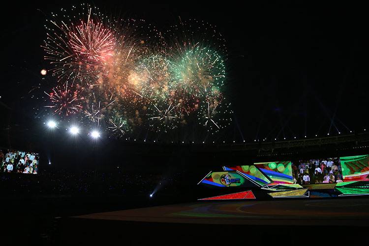 พิธีปิดซีเกมส์ ครั้งที่ 27 ภาพบรรยากาศพิธีปิดซีเกมส์ พม่า 2013