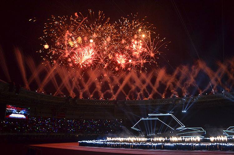 พิธีปิดซีเกมส์ ครั้งที่ 27 ภาพบรรยากาศพิธีปิดซีเกมส์ พม่า 2013