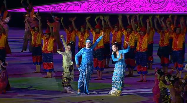 พิธีปิดซีเกมส์ ครั้งที่ 27 ภาพบรรยากาศพิธีปิดซีเกมส์ พม่า 2013