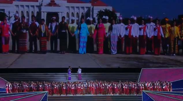 พิธีปิดซีเกมส์ ครั้งที่ 27 ภาพบรรยากาศพิธีปิดซีเกมส์ พม่า 2013