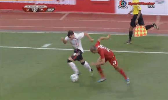 จบครึ่งแรก ลิเวอร์พูล นำ ทีมชาติไทย 1-0