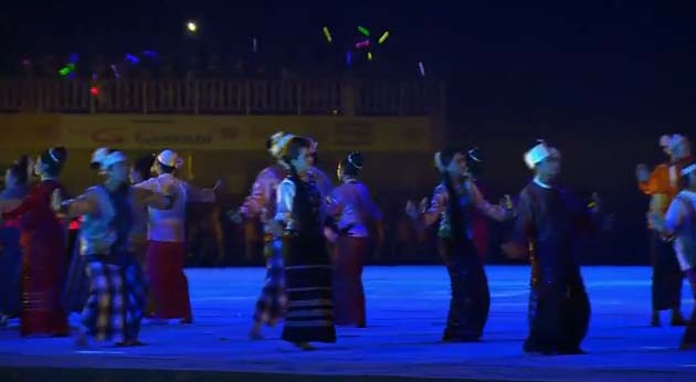 พิธีปิดซีเกมส์ ครั้งที่ 27 ภาพบรรยากาศพิธีปิดซีเกมส์ พม่า 2013