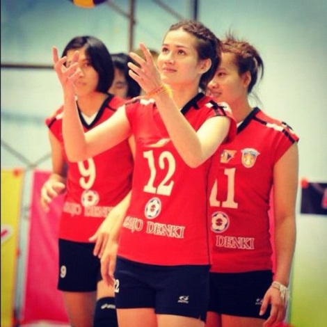 ดาวรุ่งนักตบ คารีน่า เคราเซอร์ นางฟ้าแห่งวงการวอลเลย์ไทย