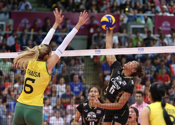 วอลเลย์บอลหญิงไทย บราซิล