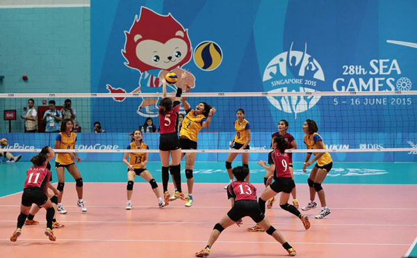 โปรแกรมซีเกมส์ 2015 ทีมชาติไทย วันที่ 14 มิถุนายน 2558