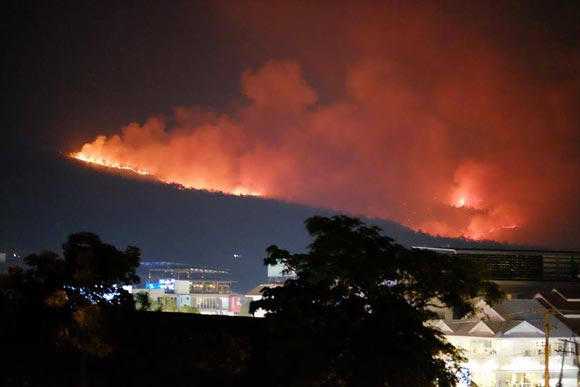 ไฟไหม้ป่าขุนช่างเคี่ยน เชียงใหม่ สงบแล้ว เพลิงเผาวอดกว่า 70 ไร่