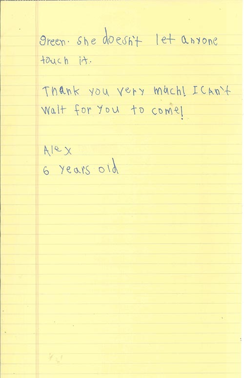 หนูน้อย 6 ขวบ เขียนจดหมายถึงโอบามา วอนขอพาเด็กซีเรียมาอยู่ด้วยกัน