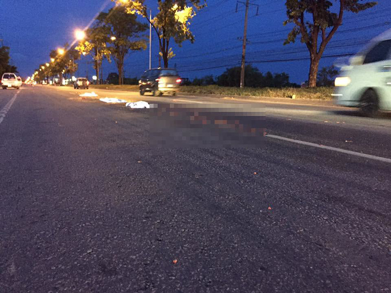 ยายถูกรถเหยียบ