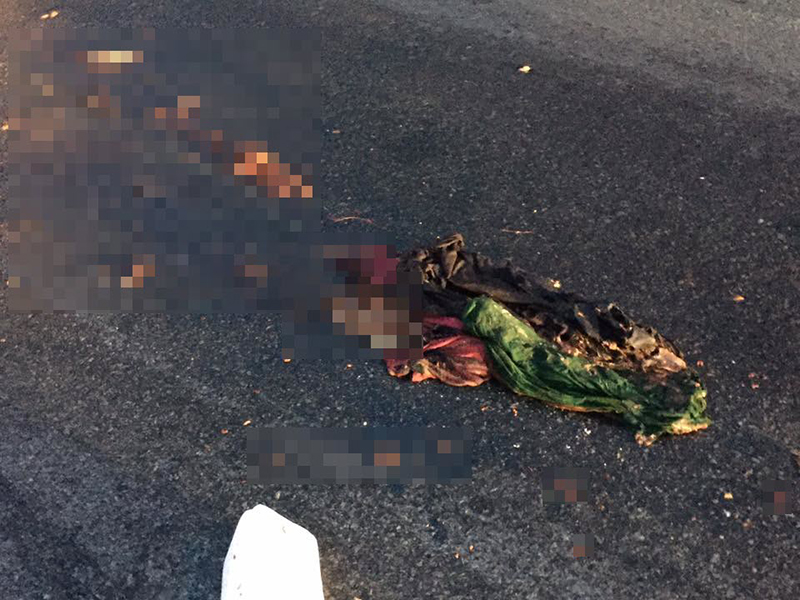 ยายถูกรถเหยียบ