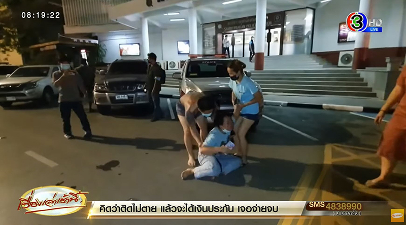 ผัวเก่ายิงผัวใหม่ดับ เครียดผูกคอในห้องขัง เมียกรีดร้องหน้าโรงพัก ช็อกเหตุสลด 2 วันซ้อน