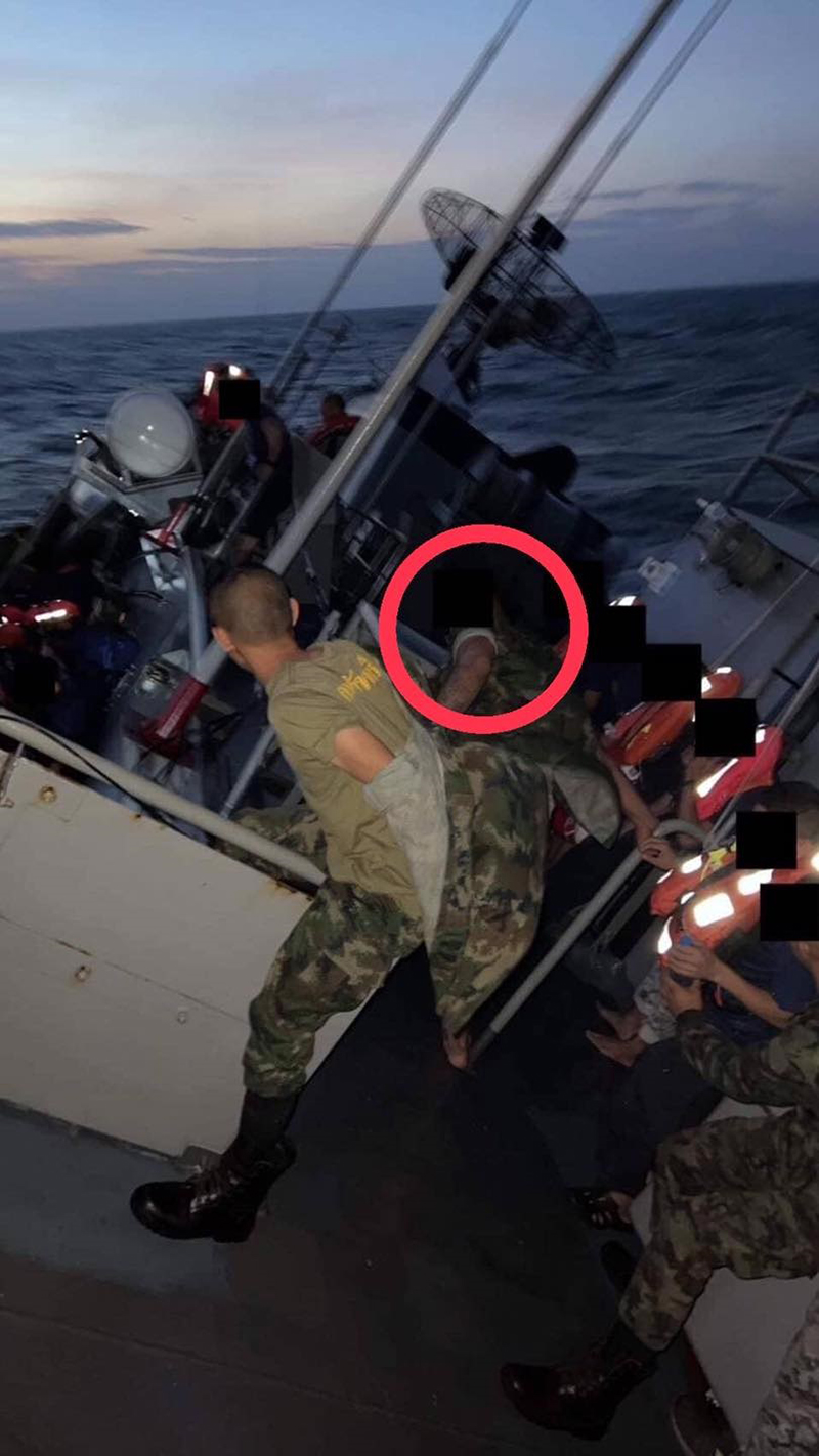 แม่ทหาร เรือหลวงสุโขทัย คาใจภาพลูกสู้คลื่นไร้ชูชีพ - โพสต์สุดท้ายก่อนขึ้นเรือ...เศร้า