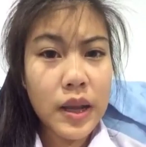 ไลค์กันกระจาย ! สาวอัดคลิปอกหักอย่างแรง แต่ดัน #ฮาหนักมาก 