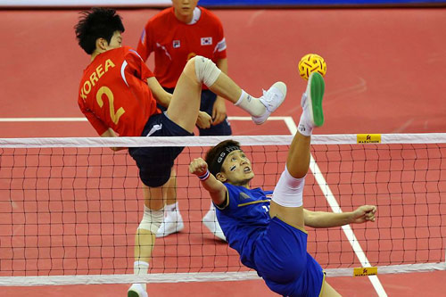 ตะกร้อเอเชียนเกมส์ 2014 ทีมเดี่ยวหญิงไทยคว่ำเกาหลีใต้ คว้าเหรียญทอง