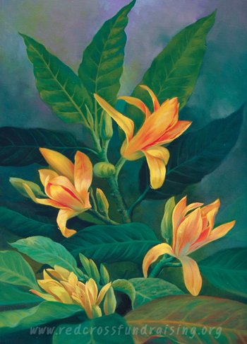 พระฉายาลักษณ์ พระเทพ ส.ค.ส. กาชาด ปี 2554  