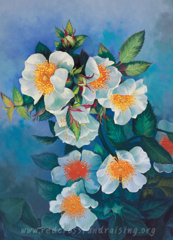 พระฉายาลักษณ์ พระเทพ ส.ค.ส. กาชาด ปี 2554  