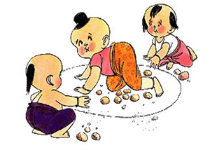 กาฟักไข่ การละเล่นพื้นบ้าน